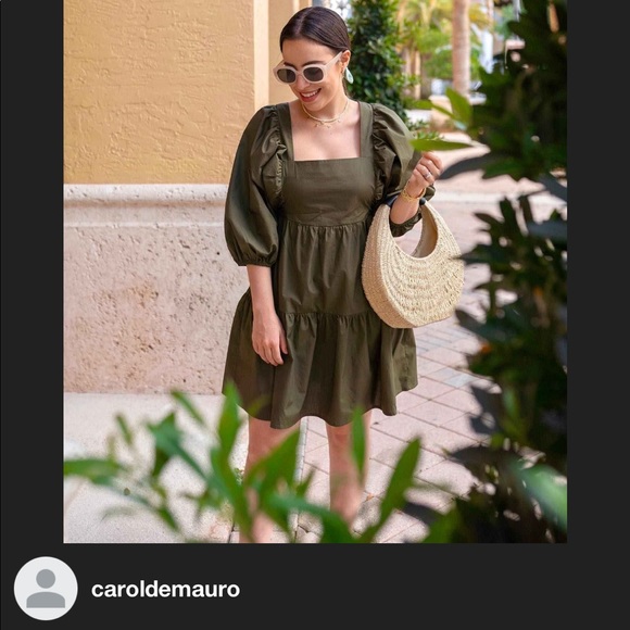 [a new day] short sleeve a line dress - Picture 5 of 5